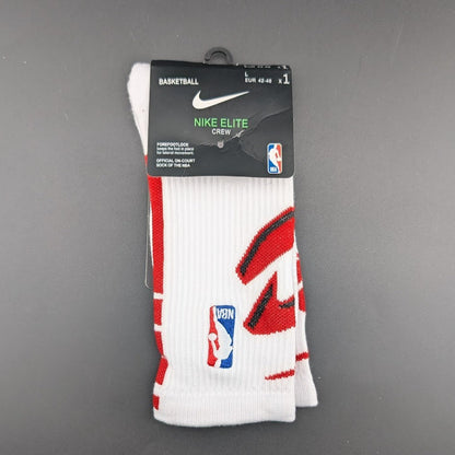 Nike NBA Authentics - Elite Crew Basketball Socks Men 8-12 White Cleveland Cavs Nike