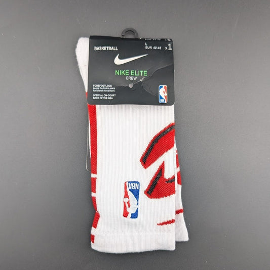 Nike NBA Authentics - Elite Crew Basketball Socks Men 8-12 White Cleveland Cavs Nike