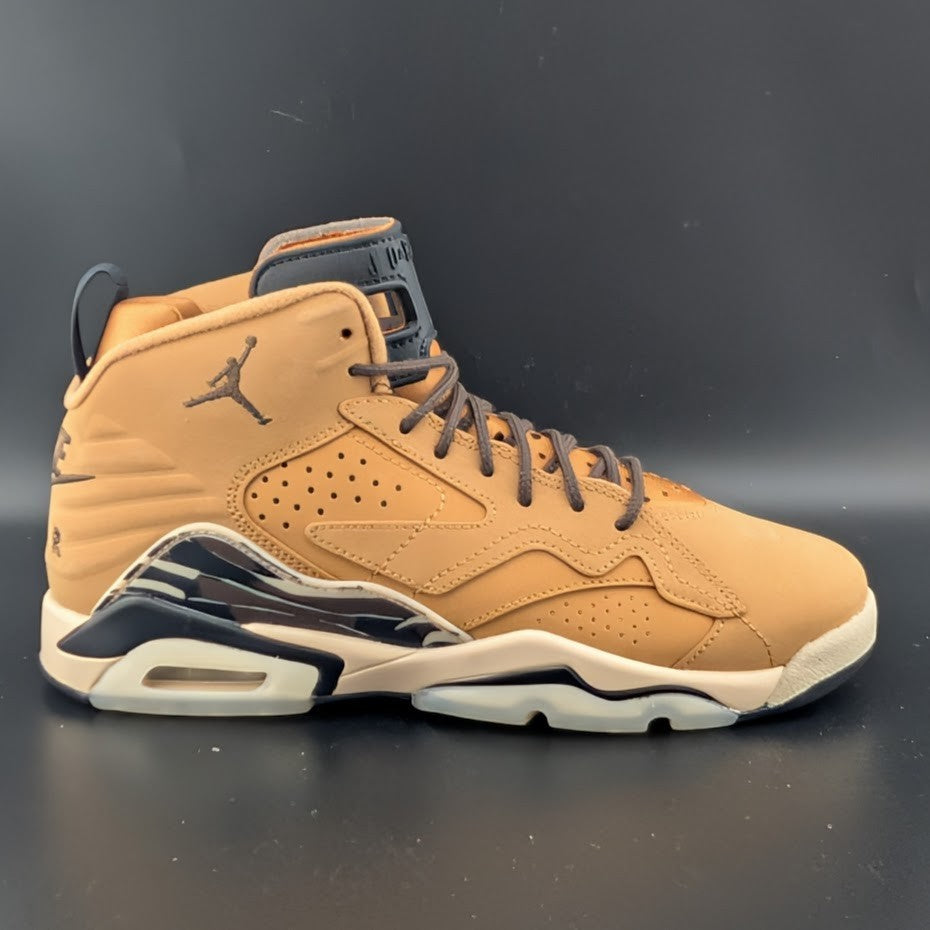 Nike Air Jordan Jumpman MVP DZ5577 200 Flax/Baroque Brown Black Men 6.5Y/Women 8 Nike