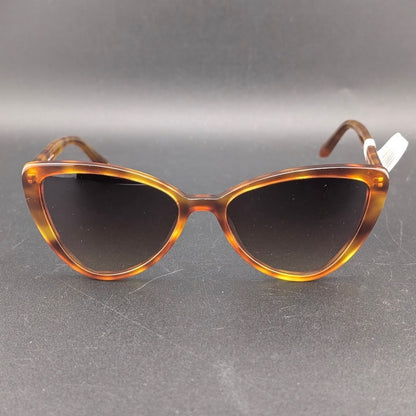 Carolina Lemke CL9051-02 Women's Cat Eye Tortoise Yellow Brn Tinted UV400 145mm Carolina Lemke