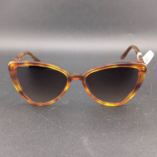 Carolina Lemke CL9051-02 Women's Cat Eye Tortoise Yellow Brn Tinted UV400 145mm Carolina Lemke