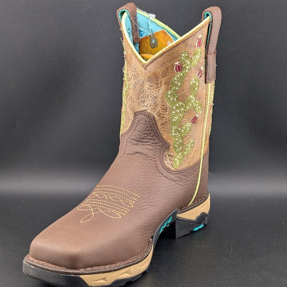 Corral Hydro Resist Safety Square Toe Western Work Boots Cactus Women's 6.5 Corral Boots