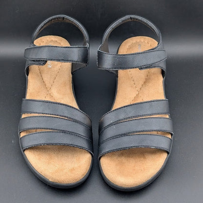 Easy Spirit Women's Size 8M Kenton3 Wedge Sandal w/ Hook & Loop Strap Closure Easy Spirit