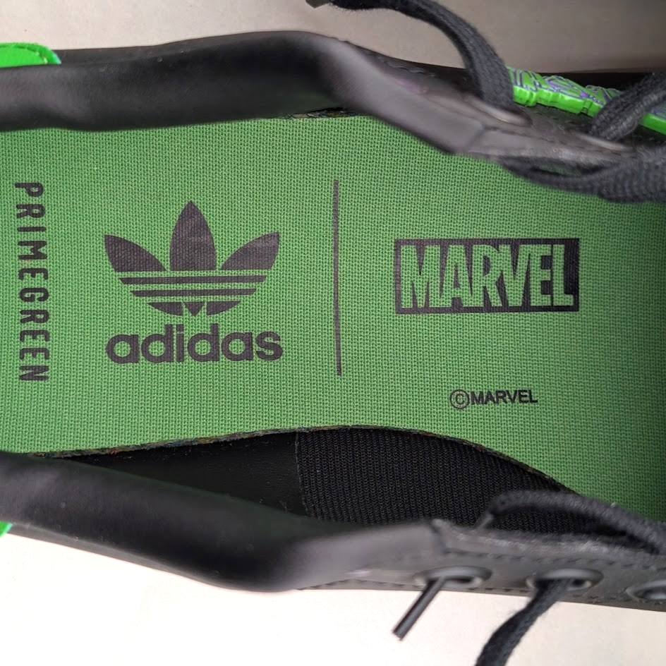adidas Stan Smith x Disney Marvel Hulk Smash Kids Sz 5.5Y Green Black Shoes adidas