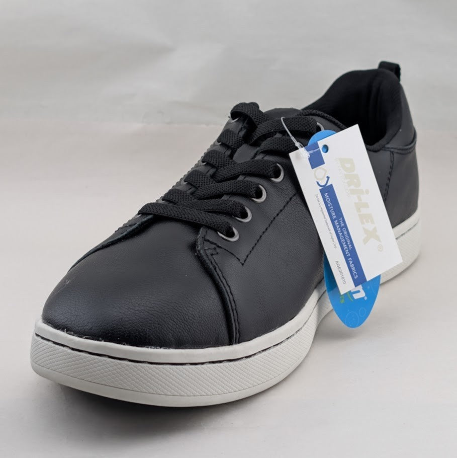 DREW SKATE 40999-12 Mens SKATE Black Leather Lifestyle Sneakers Sizes 7.5 & 8 Drew