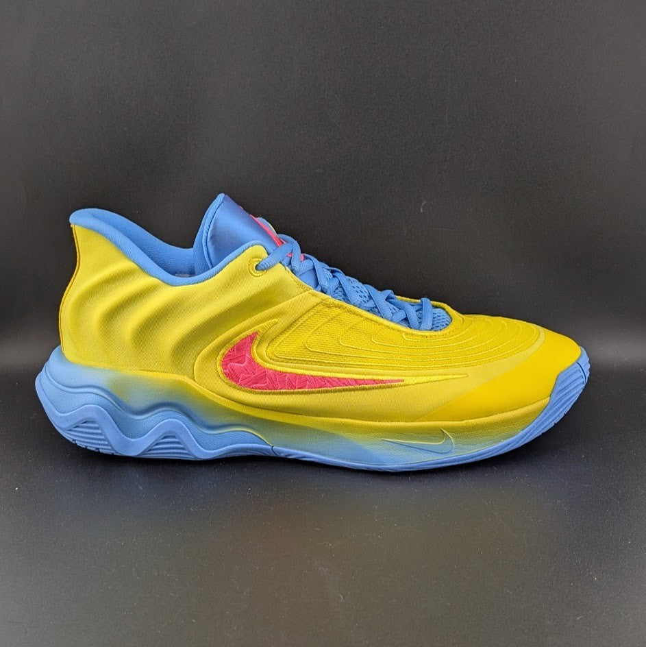 Men's Sz 11.5 Nike Giannis Immortality 4 Basketball Shoes Yellow Blue FQ3680-700 Nike
