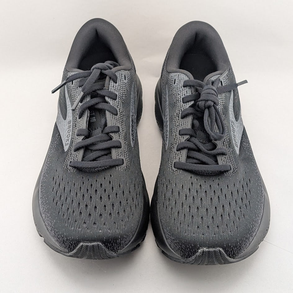 Brooks Womens Size 7 / Kids 5.5Y Black Ghost 16 Athletic Run Walk Sneakers Shoes Brooks