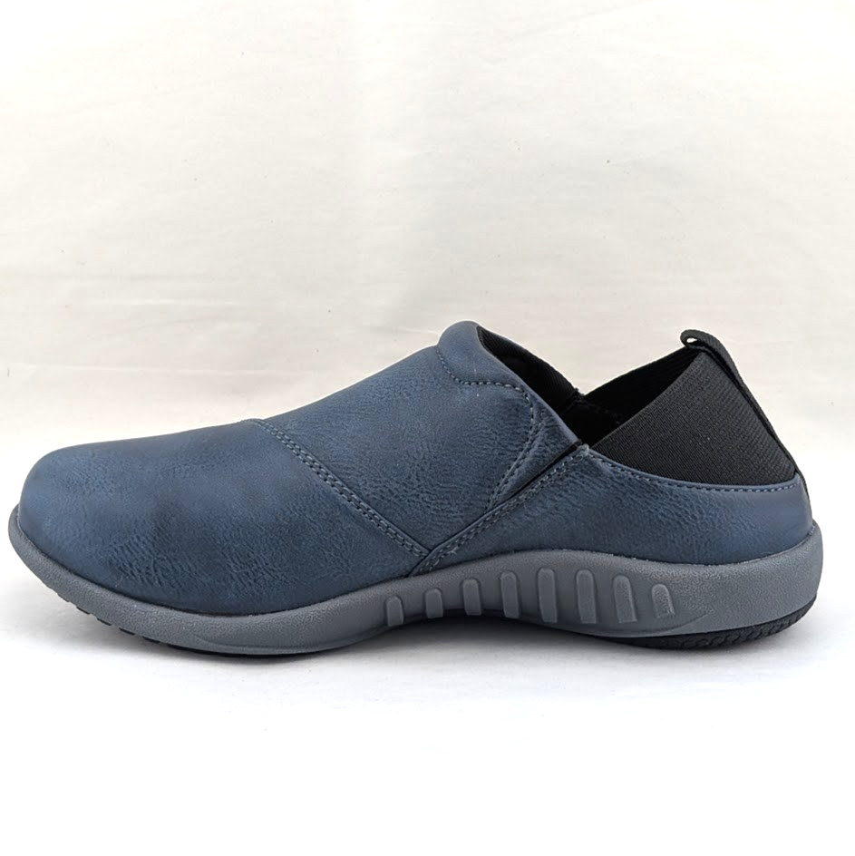 Spenco Brooklyn Womens US 5.5 Navy Orthotic Convertible Slip-On Clogs Shoes Spenco