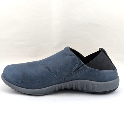Spenco Brooklyn Womens US 5.5 Navy Orthotic Convertible Slip-On Clogs Shoes Spenco