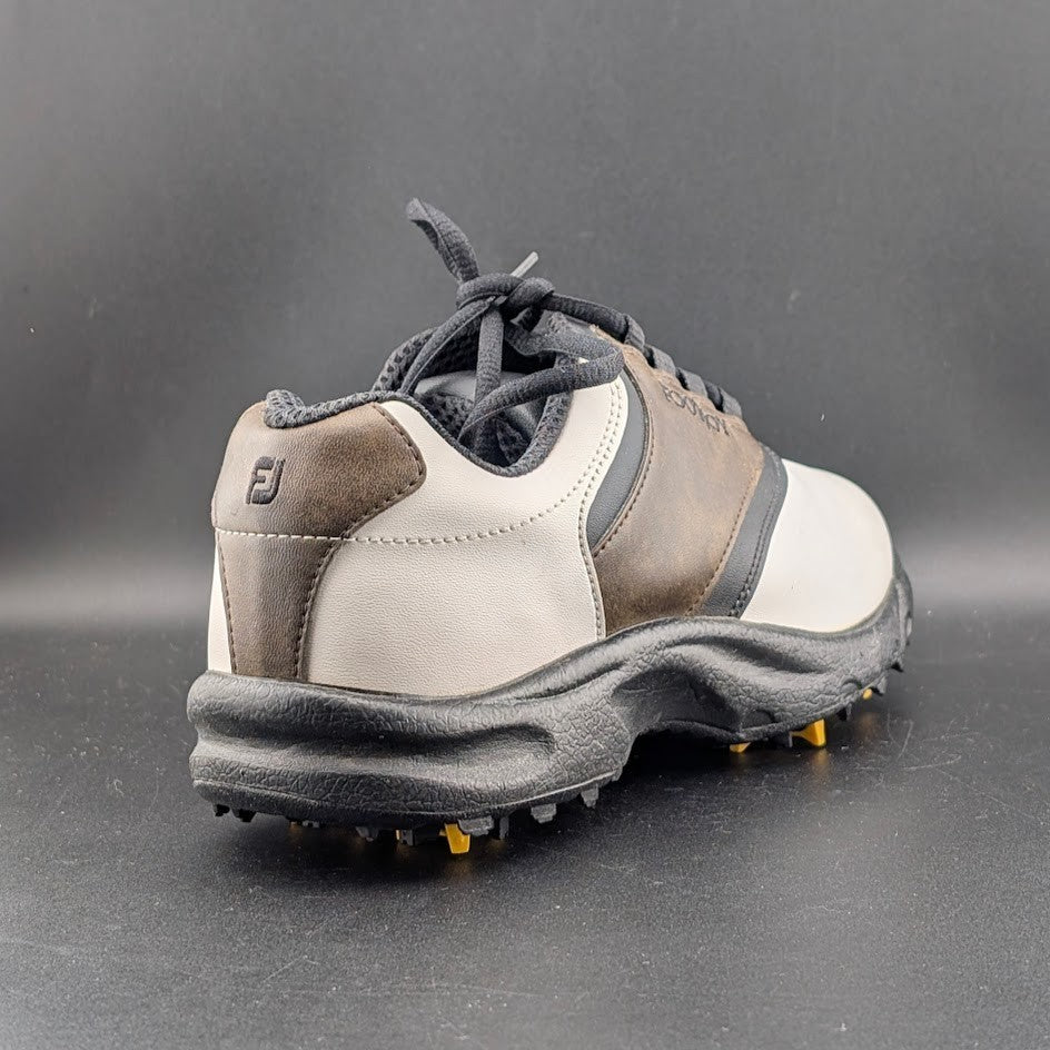 FootJoy GreenJoys Size 7.5 M ~ Men's Golf Shoes 45516 Brown/White Oxford FootJoy