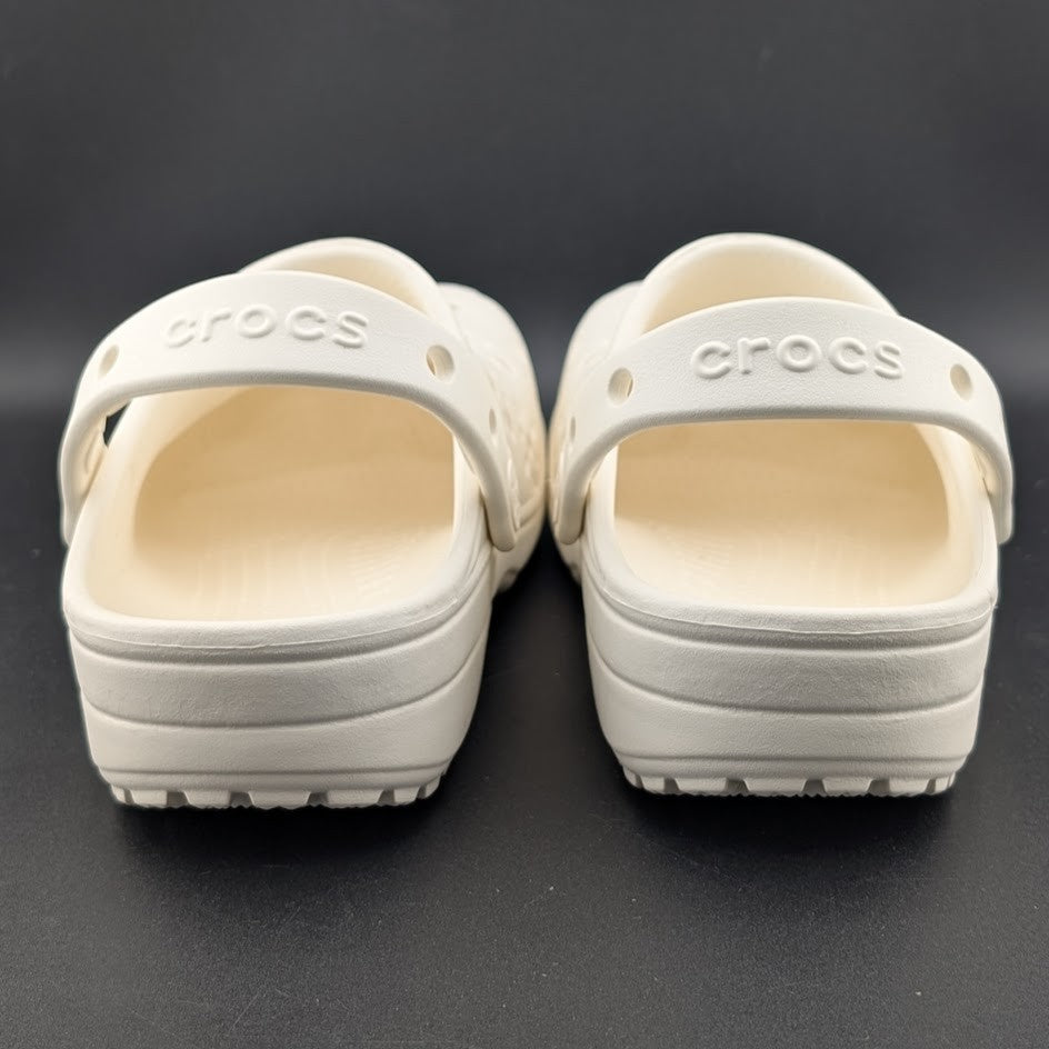 Crocs Big Kids 3Y / Women's 5 Chalk Classic Floral Cut Clogs NWT Crocs