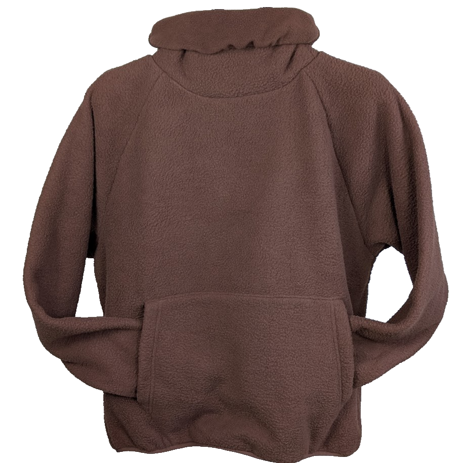 EPTM Men's Brown Polar Hoodie (No Zipper) EPTM.