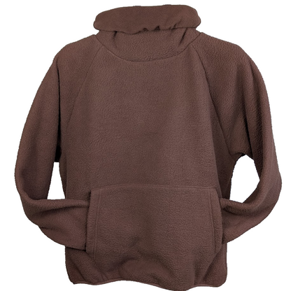 EPTM Men's Brown Polar Hoodie (No Zipper) EPTM.