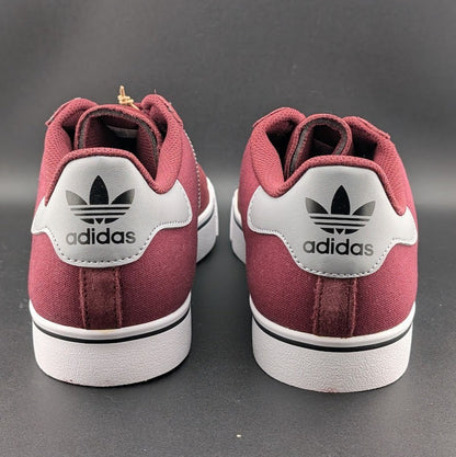 adidas Men's Size 11 / Wo's 12 Campus Vulc Shadow Red Grey~Canvas & Suede IF9286 adidas
