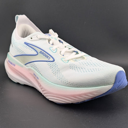 Brooks Women's 10.5 Glycerin GTS 22 Athletic Sneaker White/Limpet/Amparo $175.00 Brooks