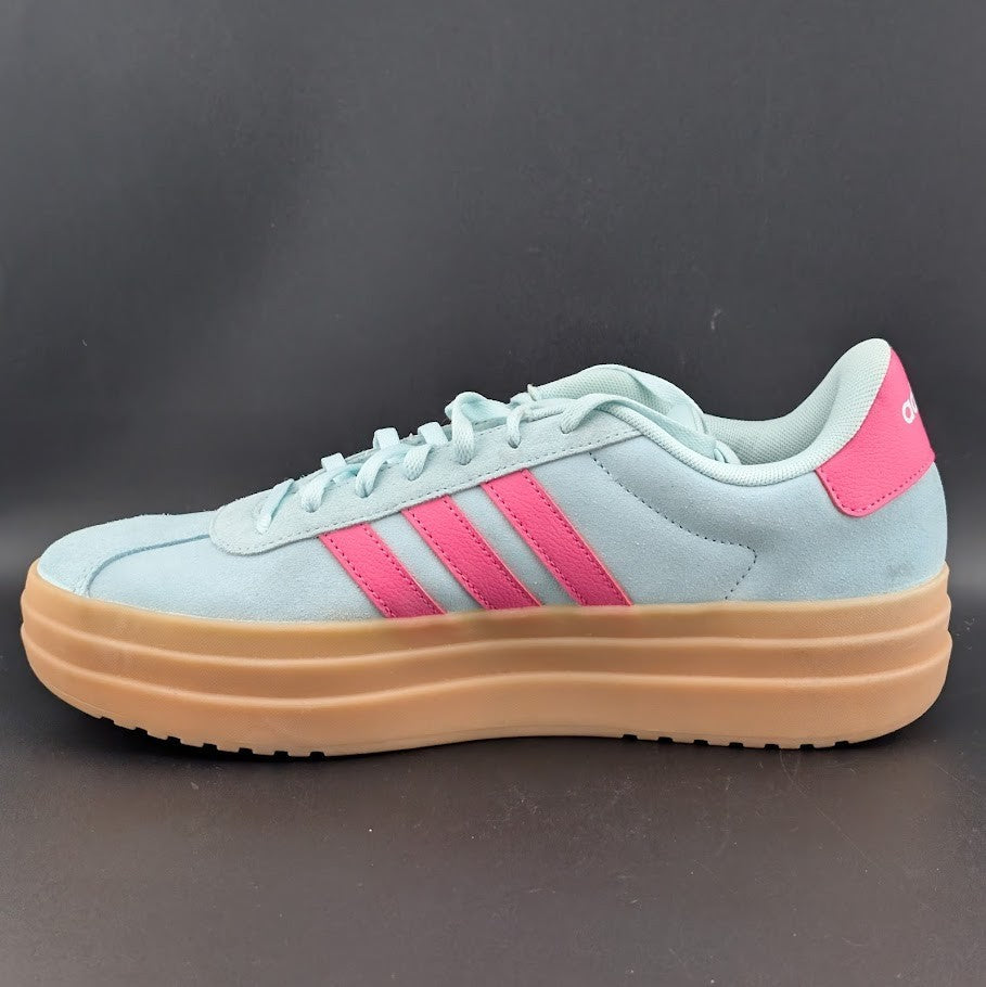 adidas Women's Size 10 'VL Court Bold' Sneaker Style JP7628 FRESH Halo Mint/Pink adidas