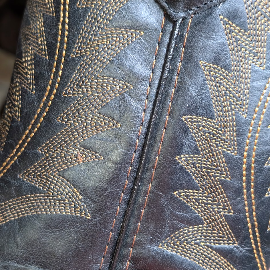 Men's Size 8.5D Reywelt Full Quill Exotic Ostrich Cowboy Boots Handmade Botas Reywelt