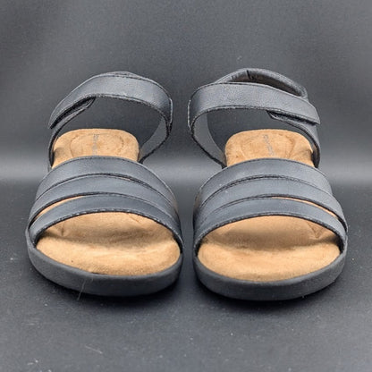 Easy Spirit Women's Size 8M Kenton3 Wedge Sandal w/ Hook & Loop Strap Closure Easy Spirit