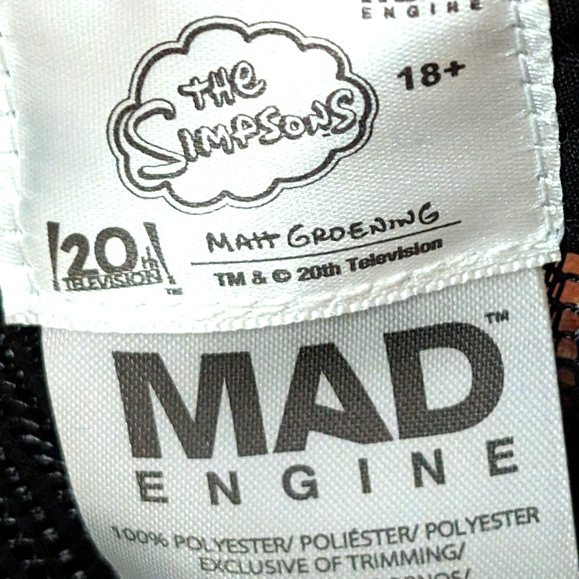 Bart Simpson ‘Don’t Have A Cow Man’ Baseball Cap SnapBack NWT Mad Engine 20th TV Mad Engine