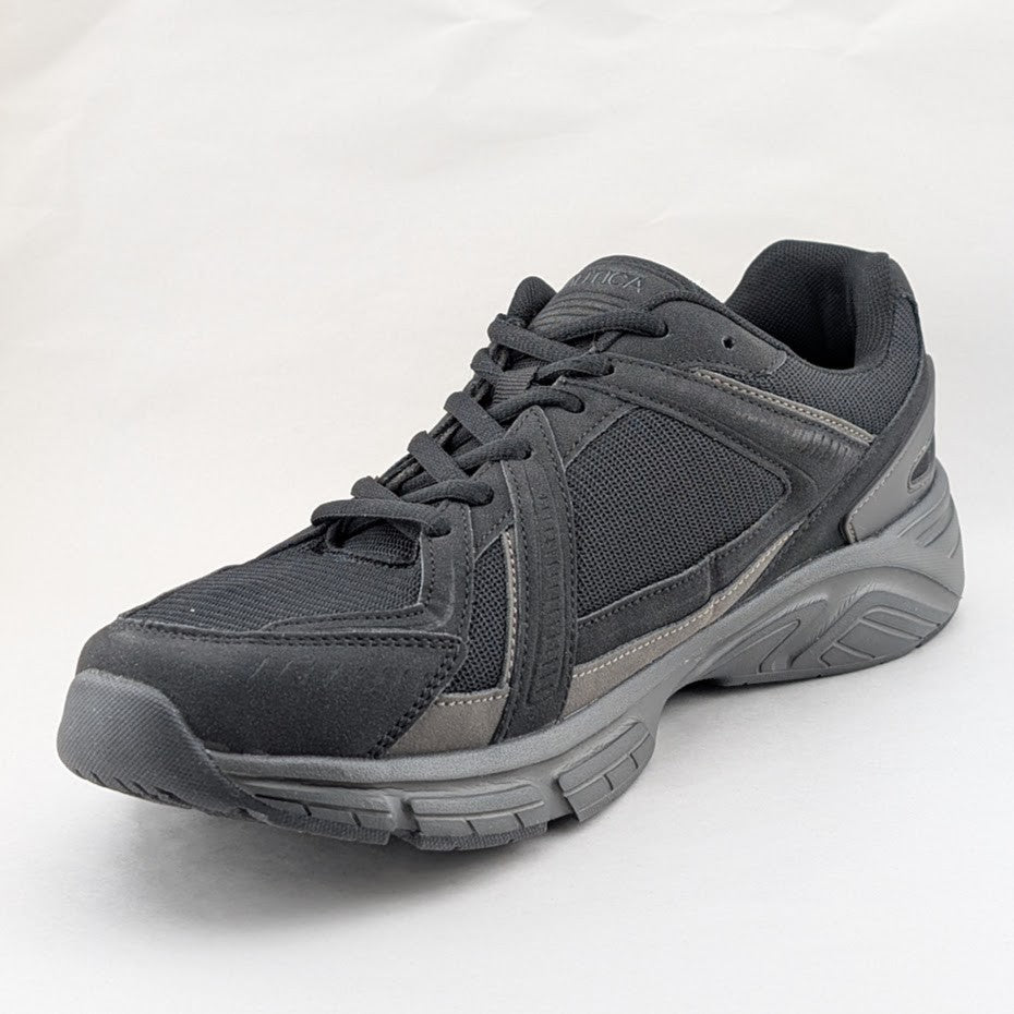 Nautica Decatur KM1621 Mens Size 12 Black Lifestyle Sneakers Shoes Ortholite Soc Nautica