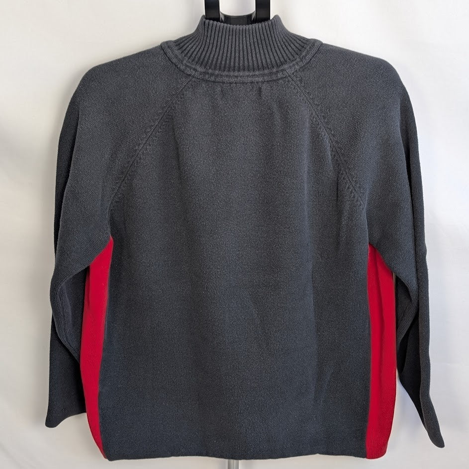 Tommy Hilfiger Size XL Sport Pullover Sweater Quarter Zip Color Block Tommy Hilfiger