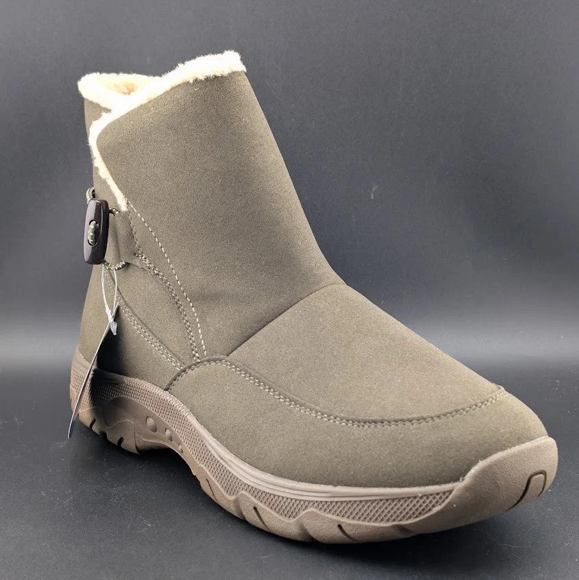 Easy Spirit Tyme2 Ankle Boot Women's 11M Taupe Water Repellent Lining Easy Spirit