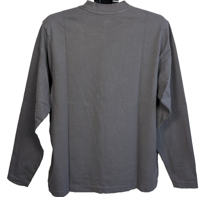 Gap X Yeezy YZY Engineered By Balenciaga Gray Rare Long-Sleeve Logo Tee S or XL Gap