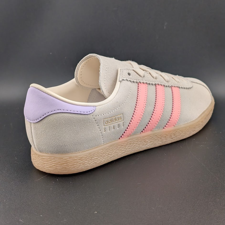 Size Women's 6.5 NEW Adidas Stadt Wonder White / Glow Pink / Powder Plum JQ9017 adidas