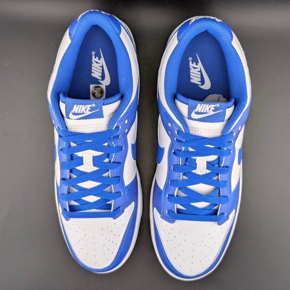 Nike Men's Size 11 ~ Dunk Low White Hyper Royal HF5441-112 New In Box Nike