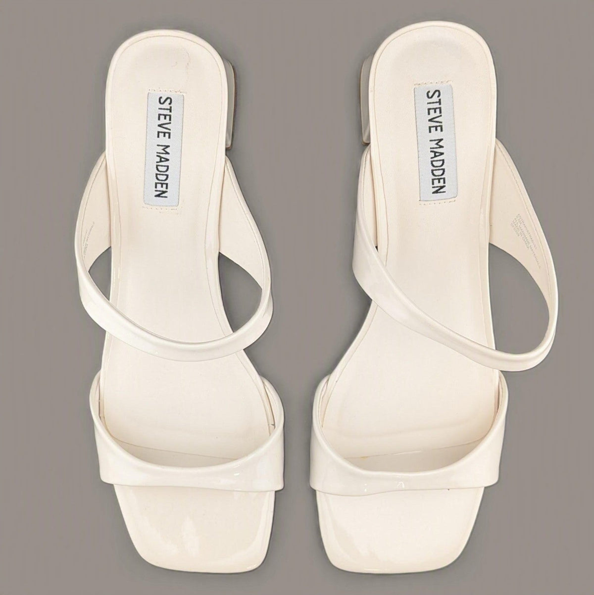 Steve Madden Size 9.5 Astra Sandals Womens 8.5M Square Toe Medium Heel Sandal Steve Madden