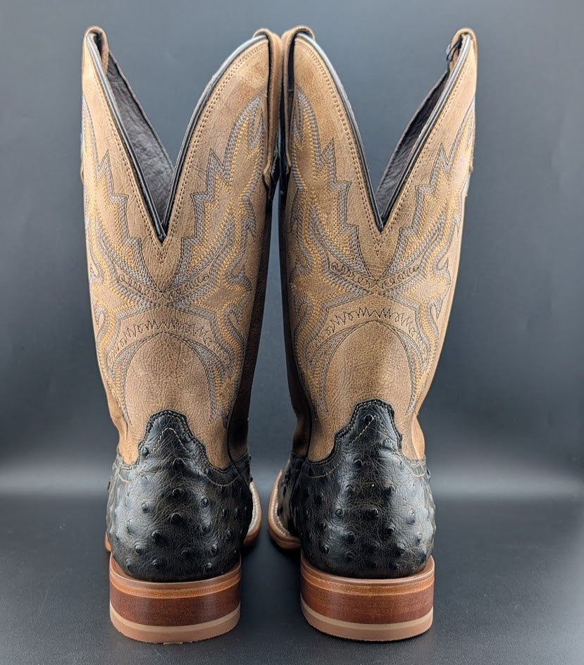 Tony Lama Tori Umber Full Quill Ostrich~Golden Brown 11" Womens Sz 10B TL5405 Tony Lama