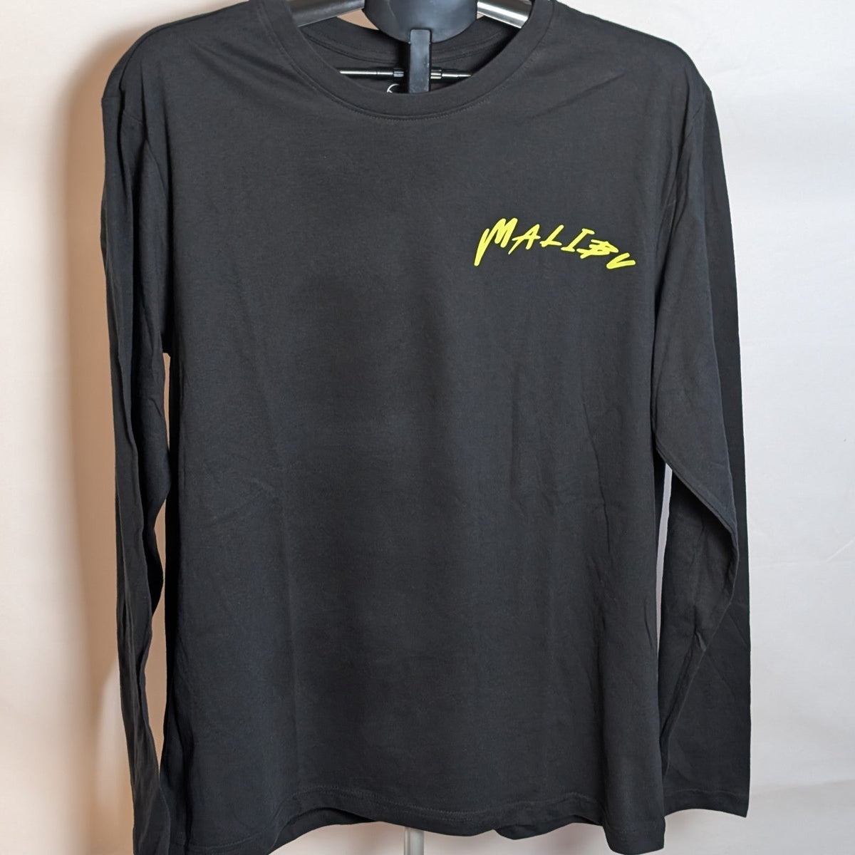 Original Use Malibu Surf Black Long Sleeve Graphic Tee Men's Size Large Original Use