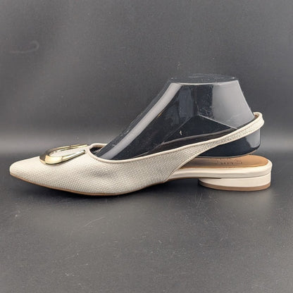 Naturalizer Women's Bixby 2 Pointed-Toe Slingback Warm White Naturalizer