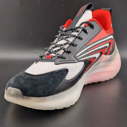 Mazino Krypton Casual Sneakers in Size 9 Superlight Air Soles Blk/Red SC3269 Mazino Krypton