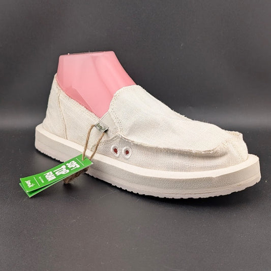 Sanuk Women's Size 9 Donna ST Soft Top Hemp Cream Shoes NEW w/ Tags Sanuk