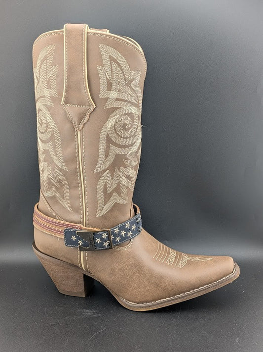 Crush™ by Durango® Women's Size 9 Western Boot with Accessory Belt Durango