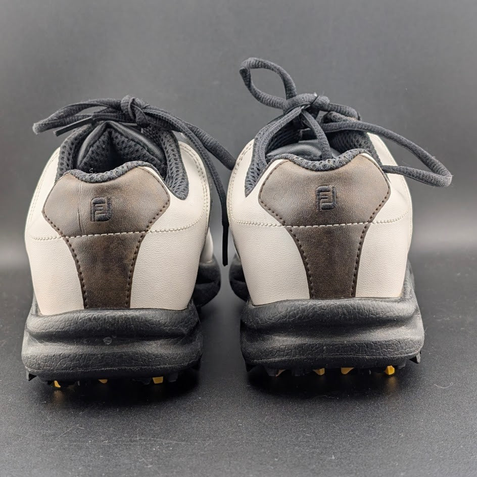 FootJoy GreenJoys Size 7.5 M ~ Men's Golf Shoes 45516 Brown/White Oxford FootJoy
