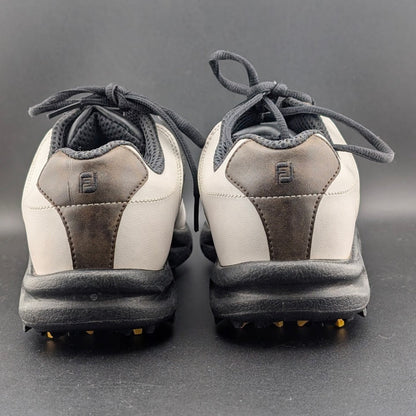FootJoy GreenJoys Size 7.5 M ~ Men's Golf Shoes 45516 Brown/White Oxford FootJoy