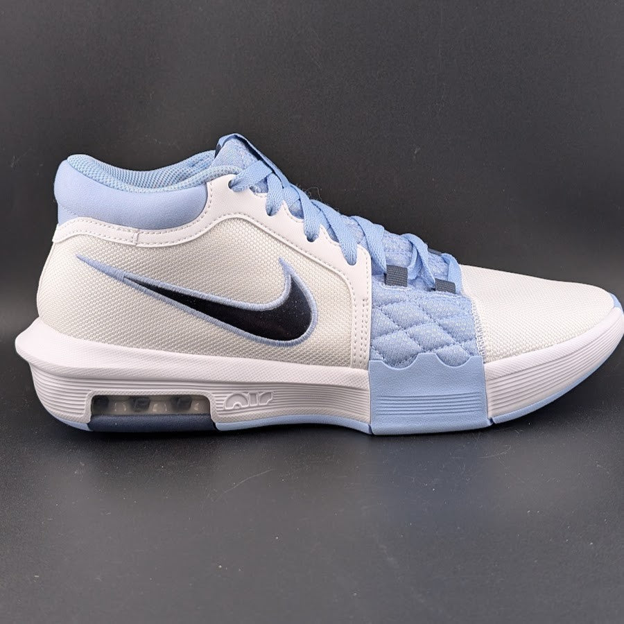 Nike LeBron Witness 8 Shoes Mens Size 8.5 White/Lt. Blue  -*Runs Small Nike