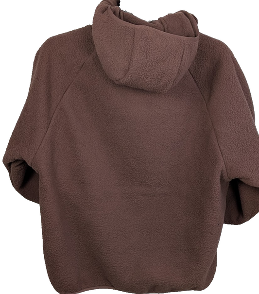 EPTM Men's Brown Polar Hoodie (No Zipper) EPTM.