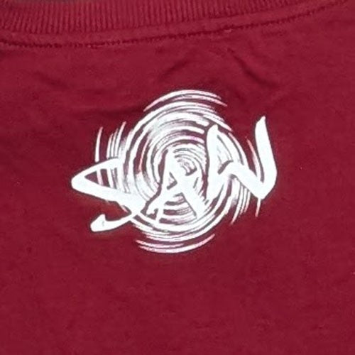 SAW Couture Streetware TShirt-Size Large-Burgandy Red Long Sleeve SAW