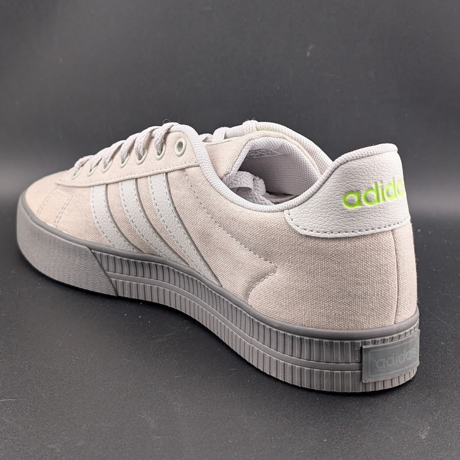 adidas Men's Daily 3.0 Men's Sz 9 Sneaker~Grey One Lucid Lemon Gray Sole NIB adidas