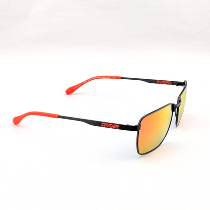Spyder Men's Sunglasses Graphite Metal Grey Lens Full Rim Oval Frame SP6027 001 Spyder