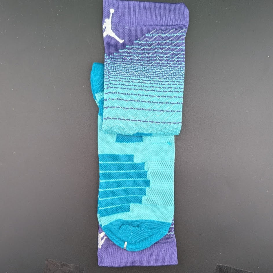 Nike Elite Quick NBA & Elite Crew Socks~Athletic Stars Tri-Color 2 Pairs Sz Lrg Nike