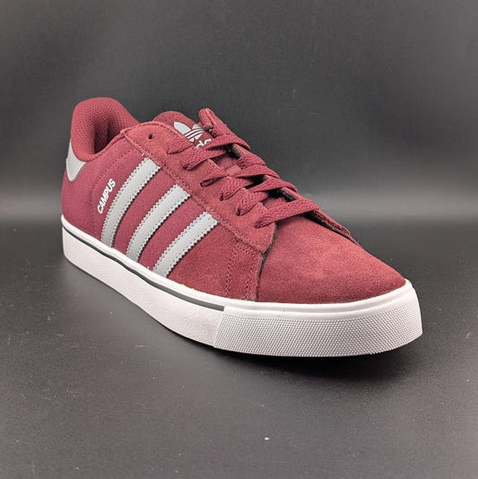 adidas Men's Size 11 / Wo's 12 Campus Vulc Shadow Red Grey~Canvas & Suede IF9286 adidas