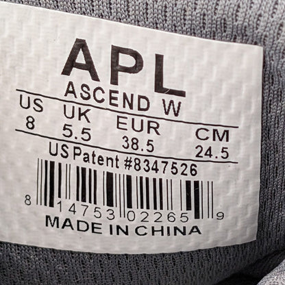 US Women’s 8 - APL Ascend~Cosmic Grey/Metallic Silver Running Shoe NIB MRP $225 APL
