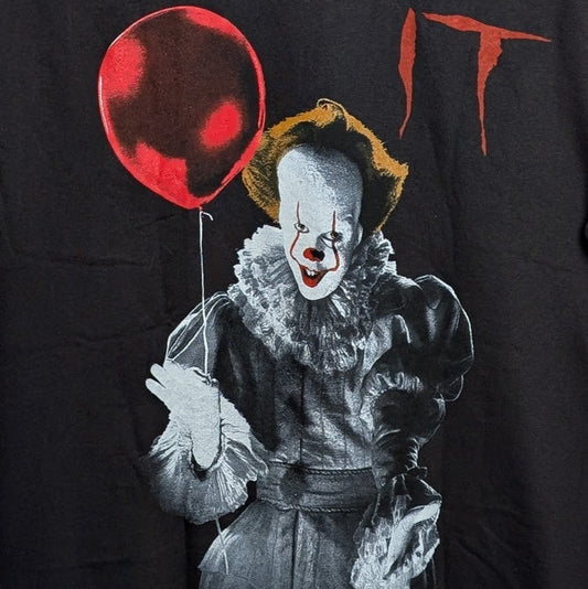 IT Pennywise Black Short Sleeve T-Shirt Men's Size Large*-365-Day Halloween Fun Unbranded