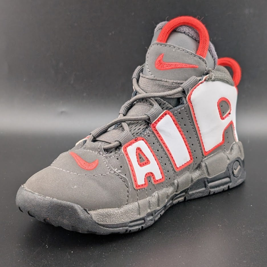 Nike Air More Uptempo Retro 10C GRAY/BLACK/WHITE/RED DH9722-200 Nike