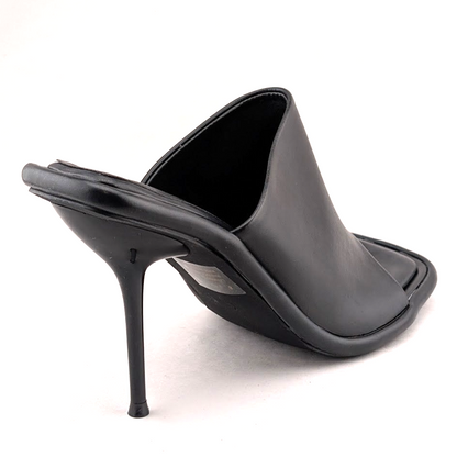 CAPE ROBBIN Ander Women's Size 8 Black Open Toe 4-inch Heeled Sandals NIB 3370 Cape Robbin