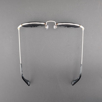 Converse H090 Black Gold Oval Sunglasses Thin Temples Black Tint Lens 49□24-145 Converse